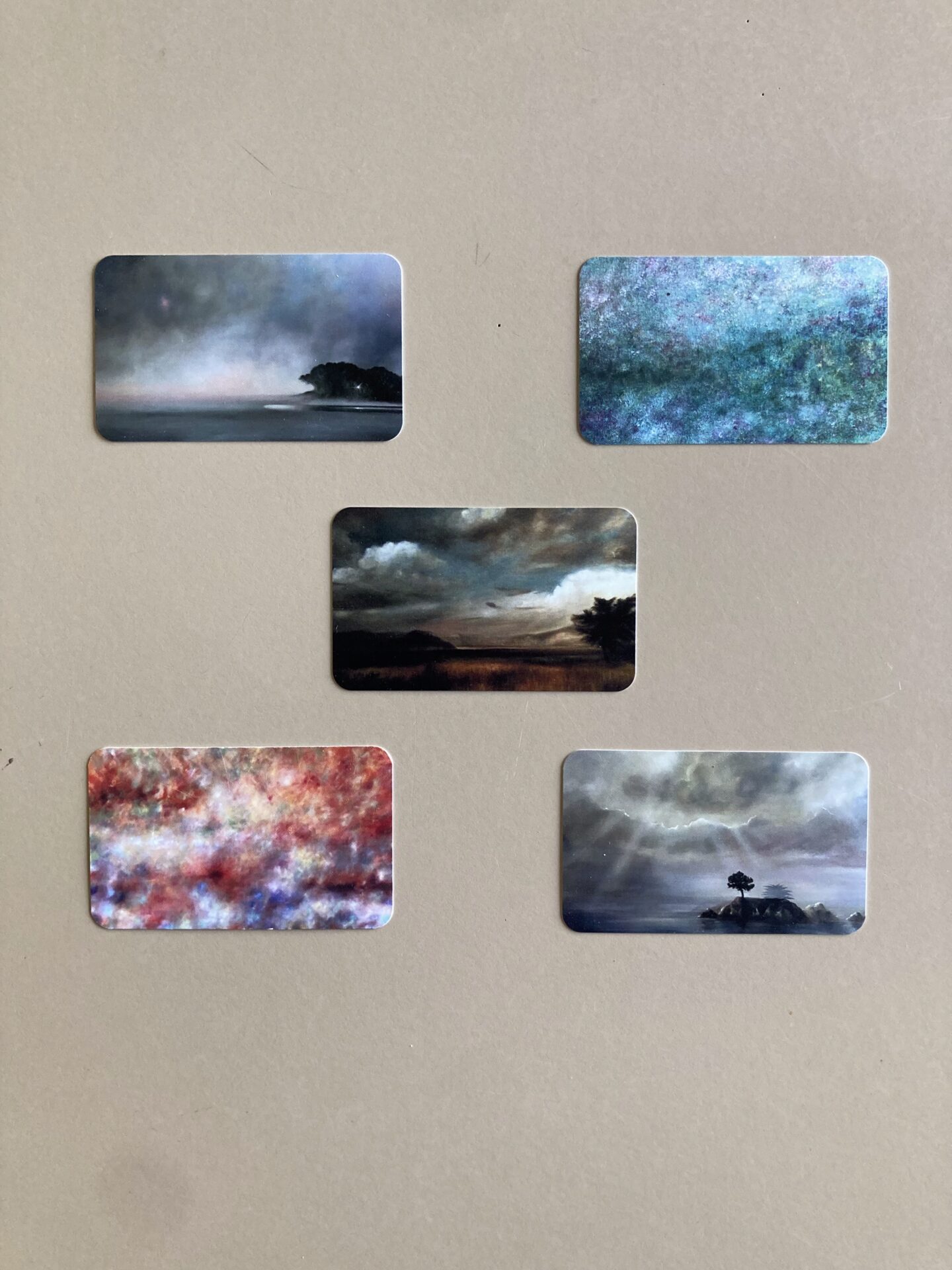 contemplation cards five types